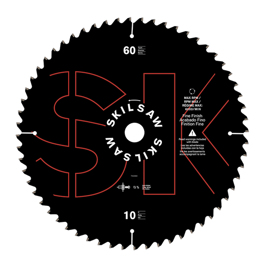 10 In. 60T Finish Circular Saw Blade