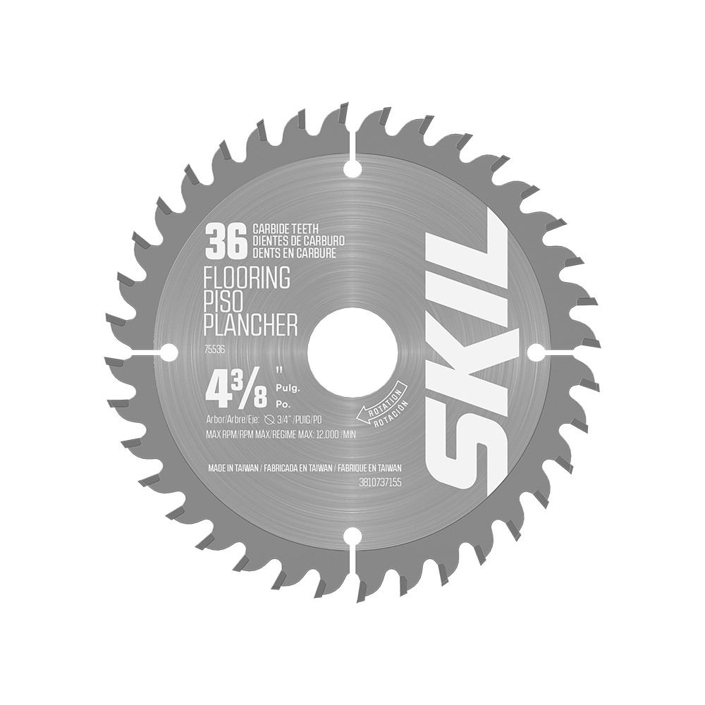 4-3/8 In. 36-Tooth Carbide Tipped Laminate Flooring Blade