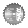8-1/4 In. 24-Tooth Carbide Tipped Circular Saw Blade, 10-Pack