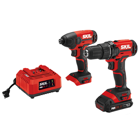 20V Drill Driver & Impact Driver Kit