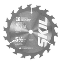 5-1/2 In. 18-Tooth Carbide Tipped Circular Saw Blade