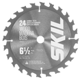 6-1/2 In. 24-Tooth Carbide Tipped Circular Saw Blade