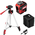 Self-Leveling 360 Degree Green Cross Line Laser with Tripod