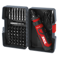 Rechargeable 4V Screwdriver with Circuit Sensor™ Technology w/ 45 pc. Bit Kit Case