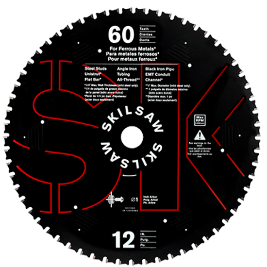 12 IN. X 60T Dry Cut Metal Blade