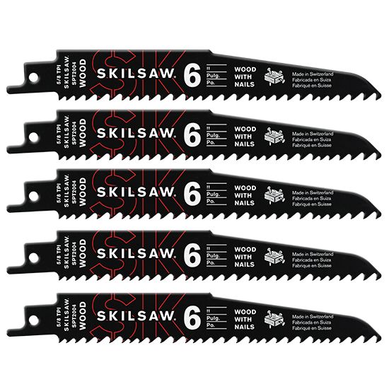 6 IN. Wood With Nails Reciprocating Saw Blade