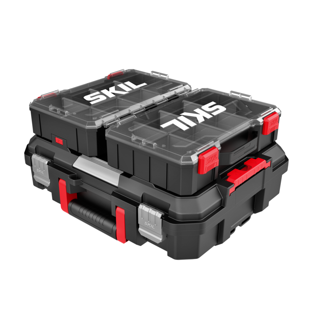 Suitcase and Organizer Box 3 Pc. Set